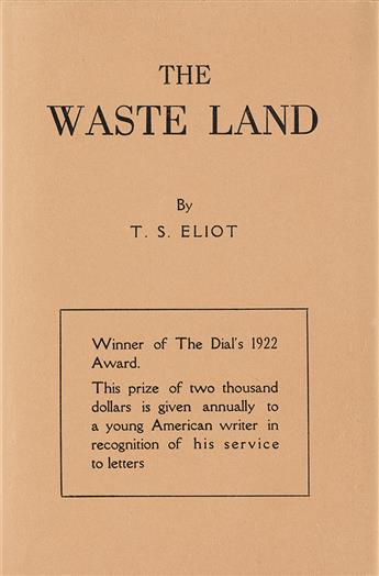 ELIOT, T. S. The Waste Land.